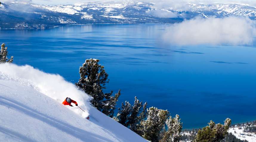 Heavenly Ski Resort in South Lake Tahoe, California.