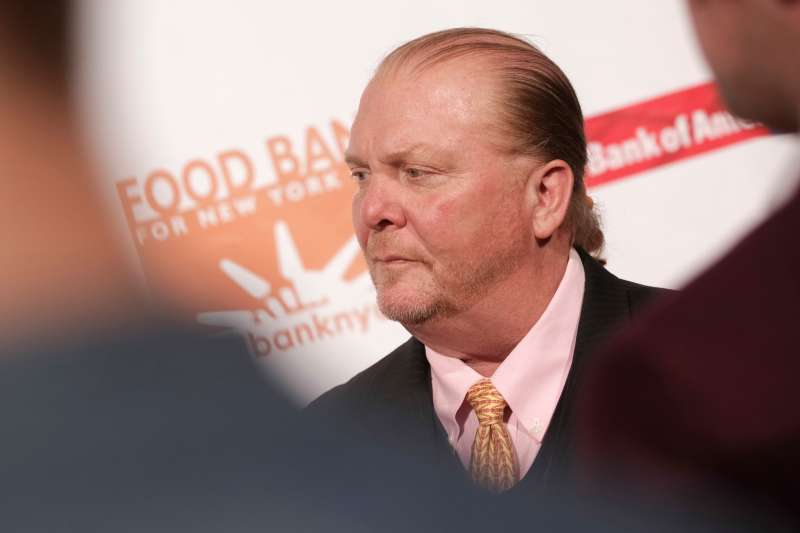 Chef Mario Batali attends the Food Bank for New York City Can-Do Awards at Cipriani Wall Street on Wednesday, April 19, 2017, in New York.