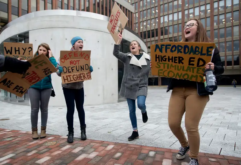 Collins protest