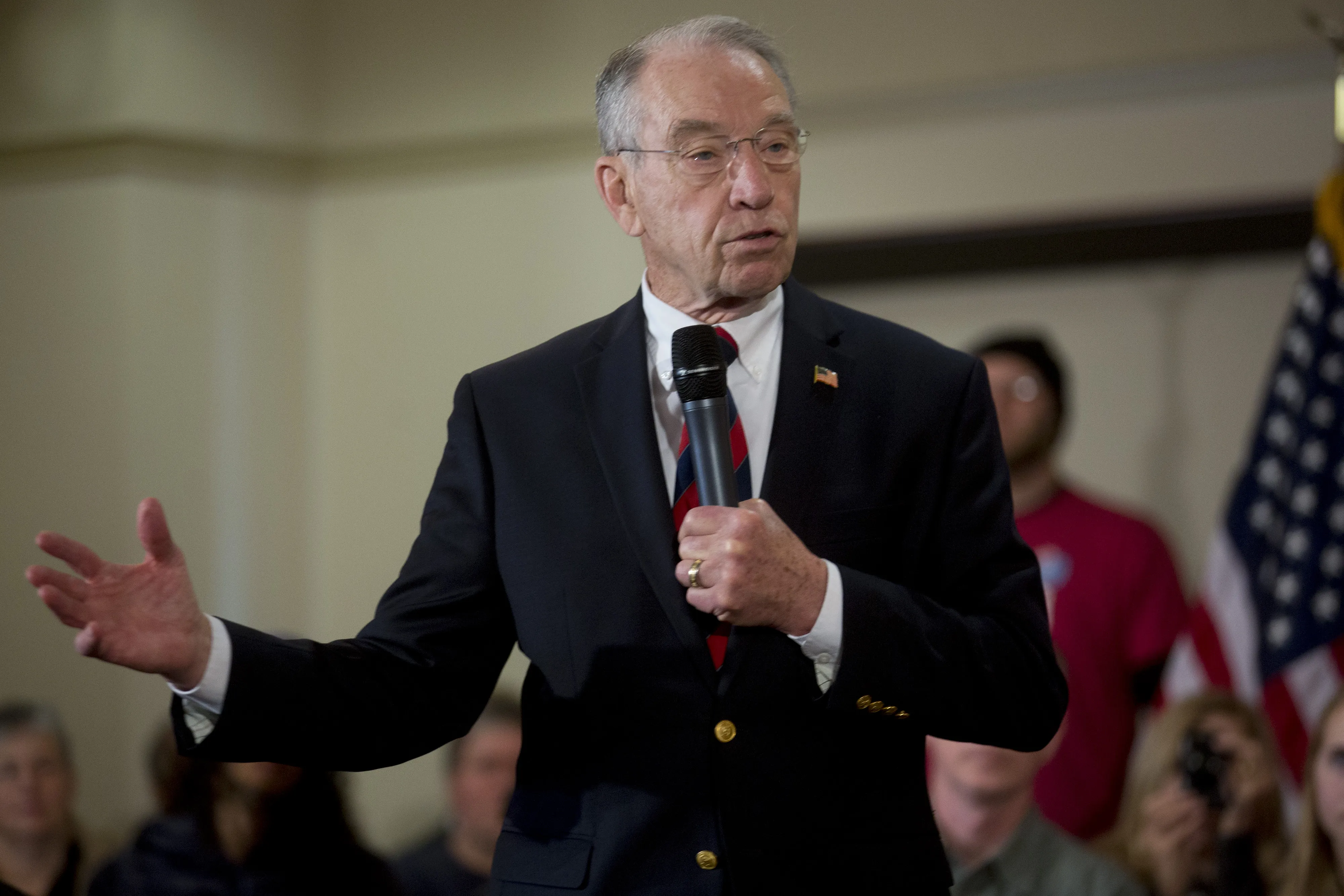 Sen. Chuck Grassley Says the Tax Plan Should Reward Millionaire Investors, Not People Who Blow Money on ‘Booze or Women'