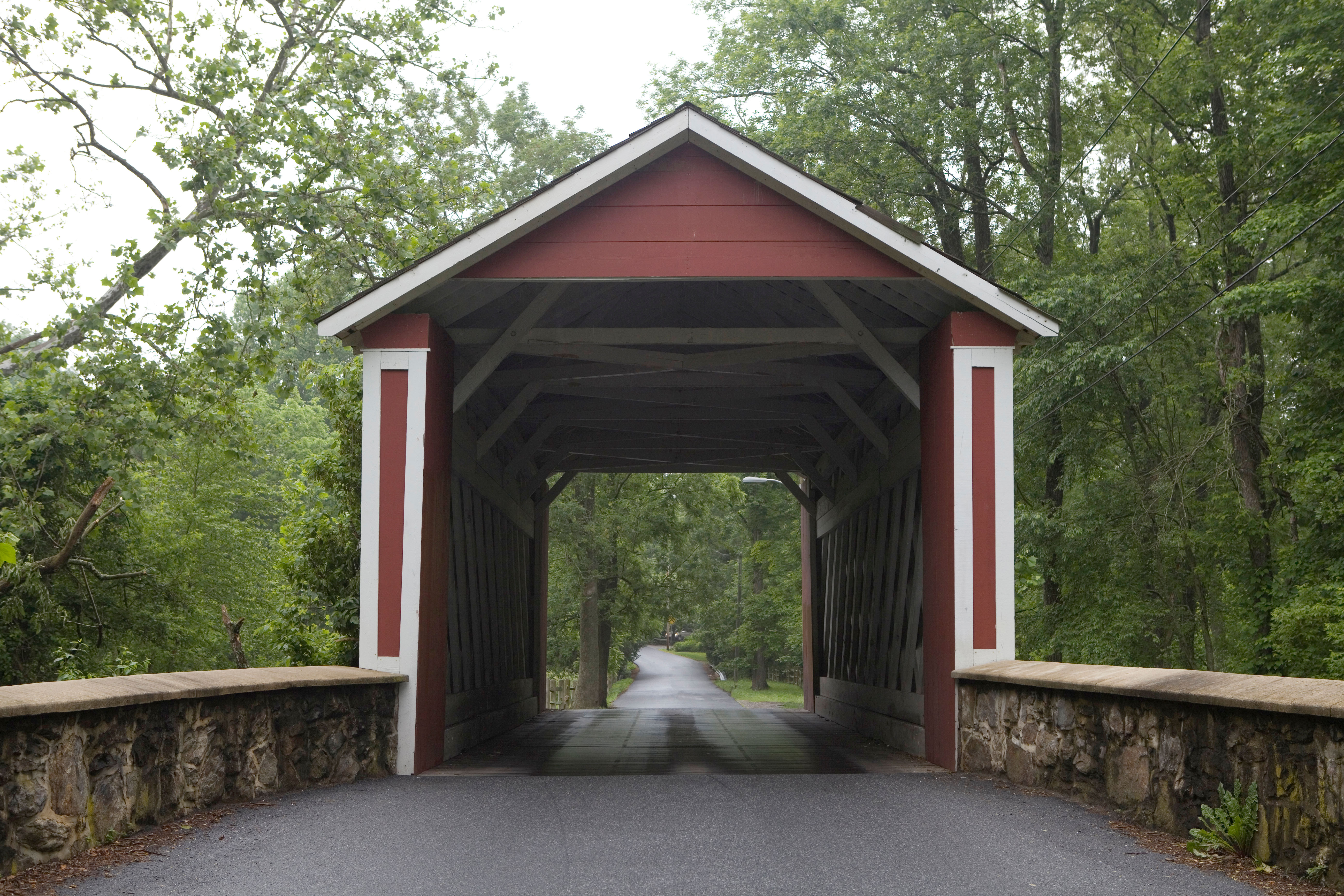 Ashland Covered Bridge over Red Clay Creek, Hockessin, Delaware. Photo by Janet Worne
