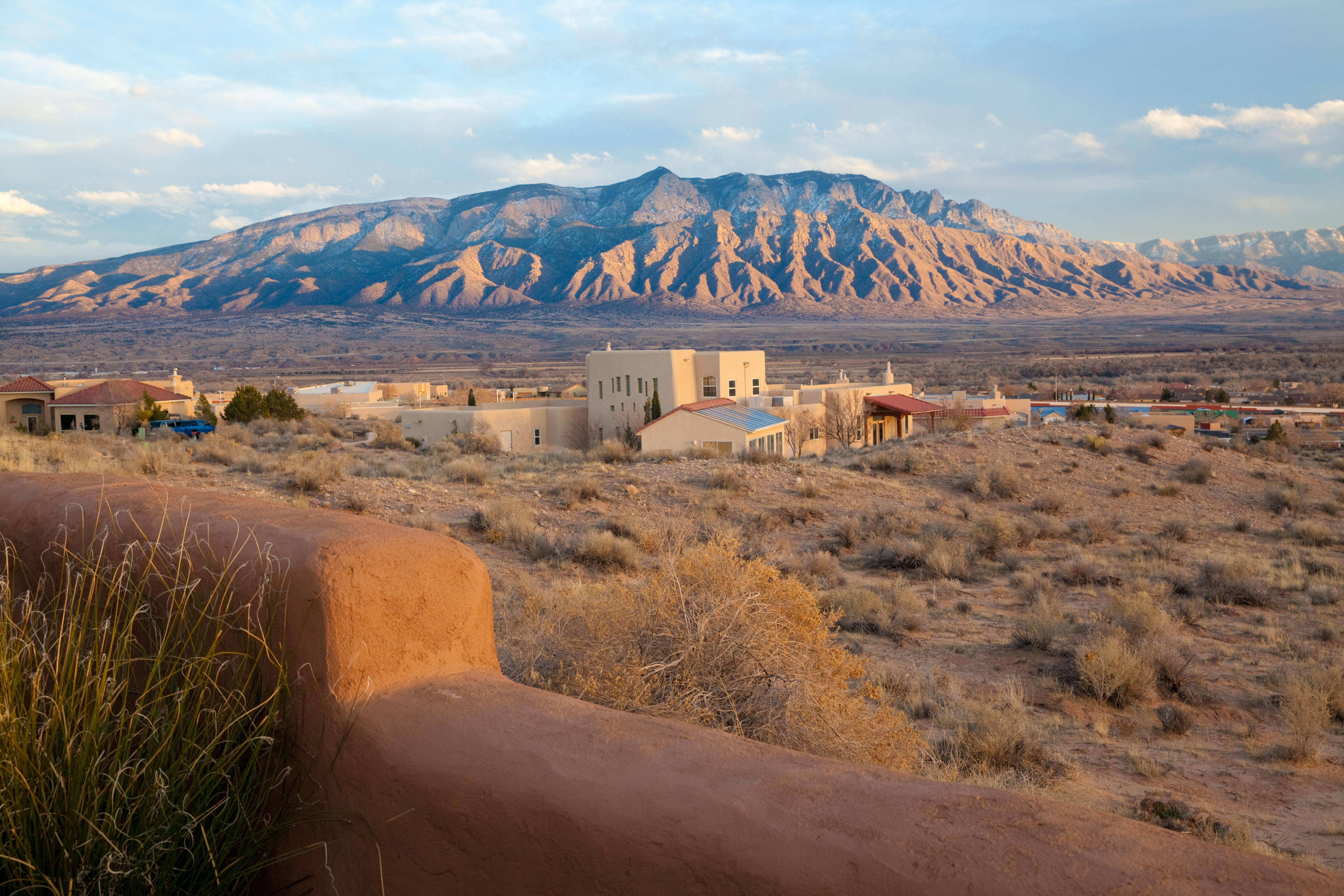 View of Sandia mountains, Albuquerque New Mexico.