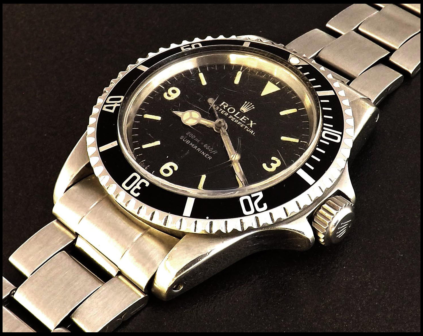 Auction of rare Rolex Oyster Perpetual Submariner watch, Wiltshire, UK - Feb 2017