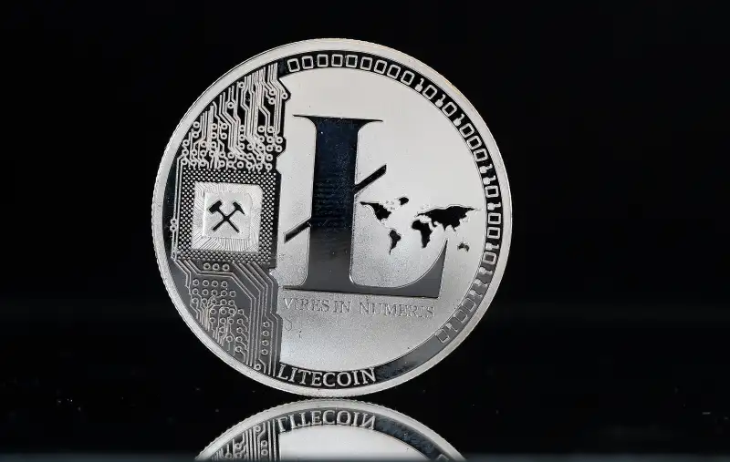 Digital Cryptocurrency Litecoin : Illustration