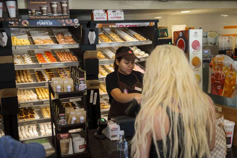 Inside A Dunkin' Donuts Inc. Restaurant As Company Plans For More Locations