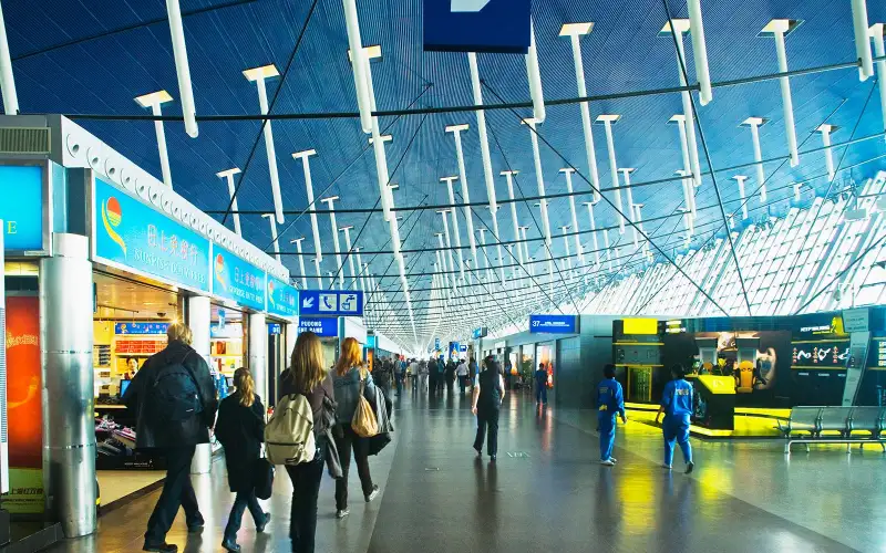 Terminal at Shanghai Pudong International Airport