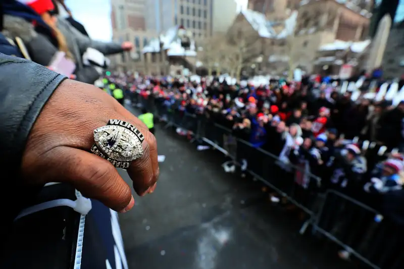 New England Patriots receive their Super Bowl rings