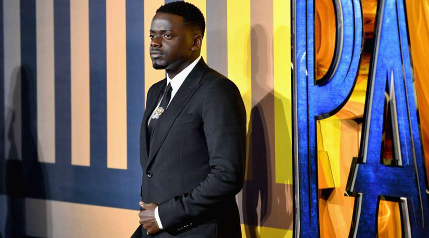 Daniel Kaluuya attends the European Premiere of Marvel Studios'  Black Panther  at the Eventim Apollo, Hammersmith on February 8, 2018 in London, England.