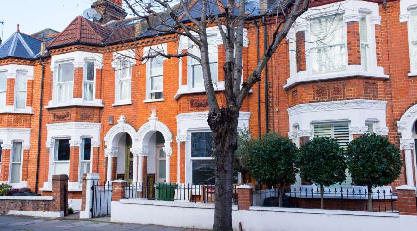 Houses in the Clapham district of London