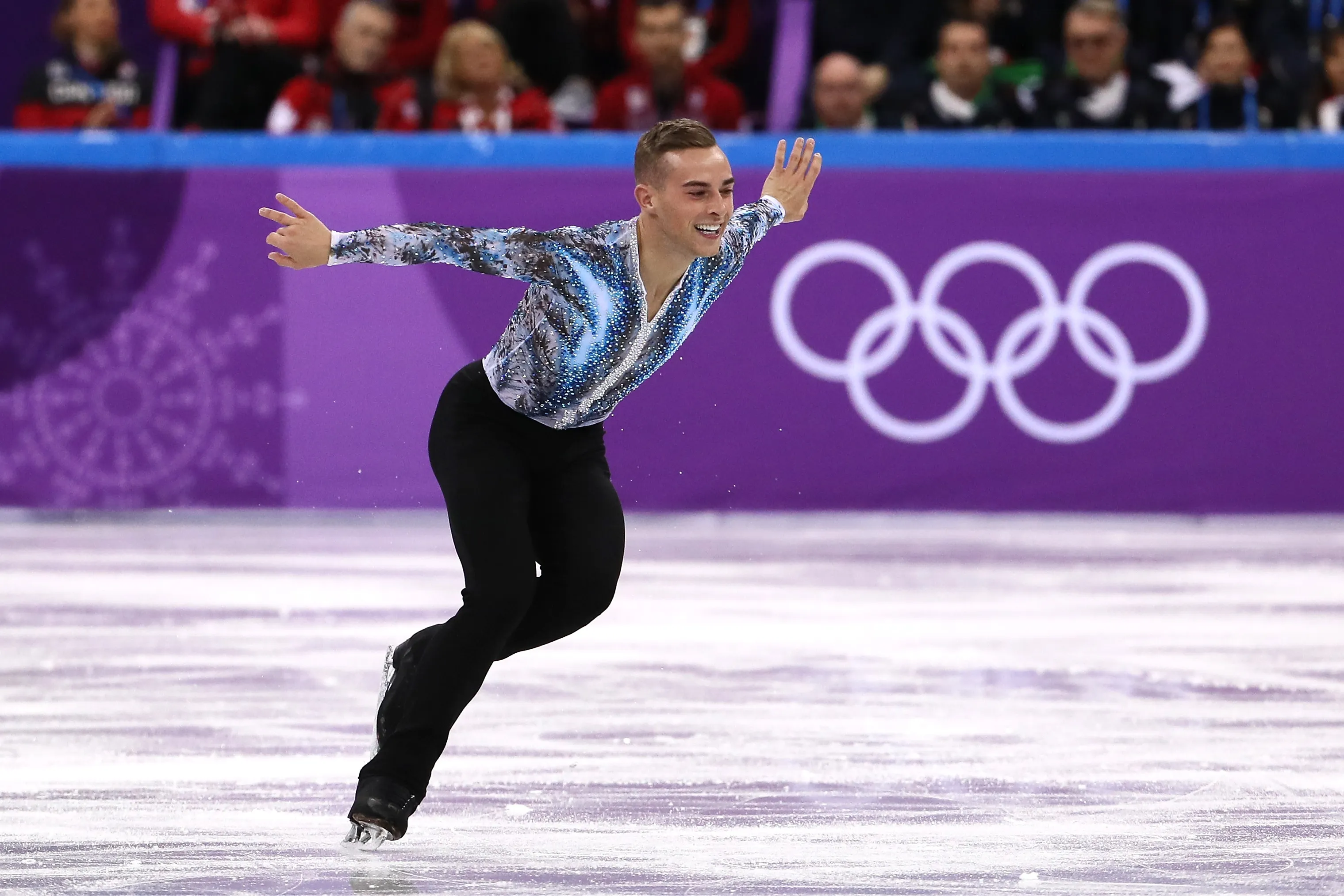 Олимпийские катание игры. Adam Rippon 2018. Олимпийские игры 2015 фигурное катание. Риппон в фигурном катании элемент. Фигурное катание на летних Олимпийских играх 1920.