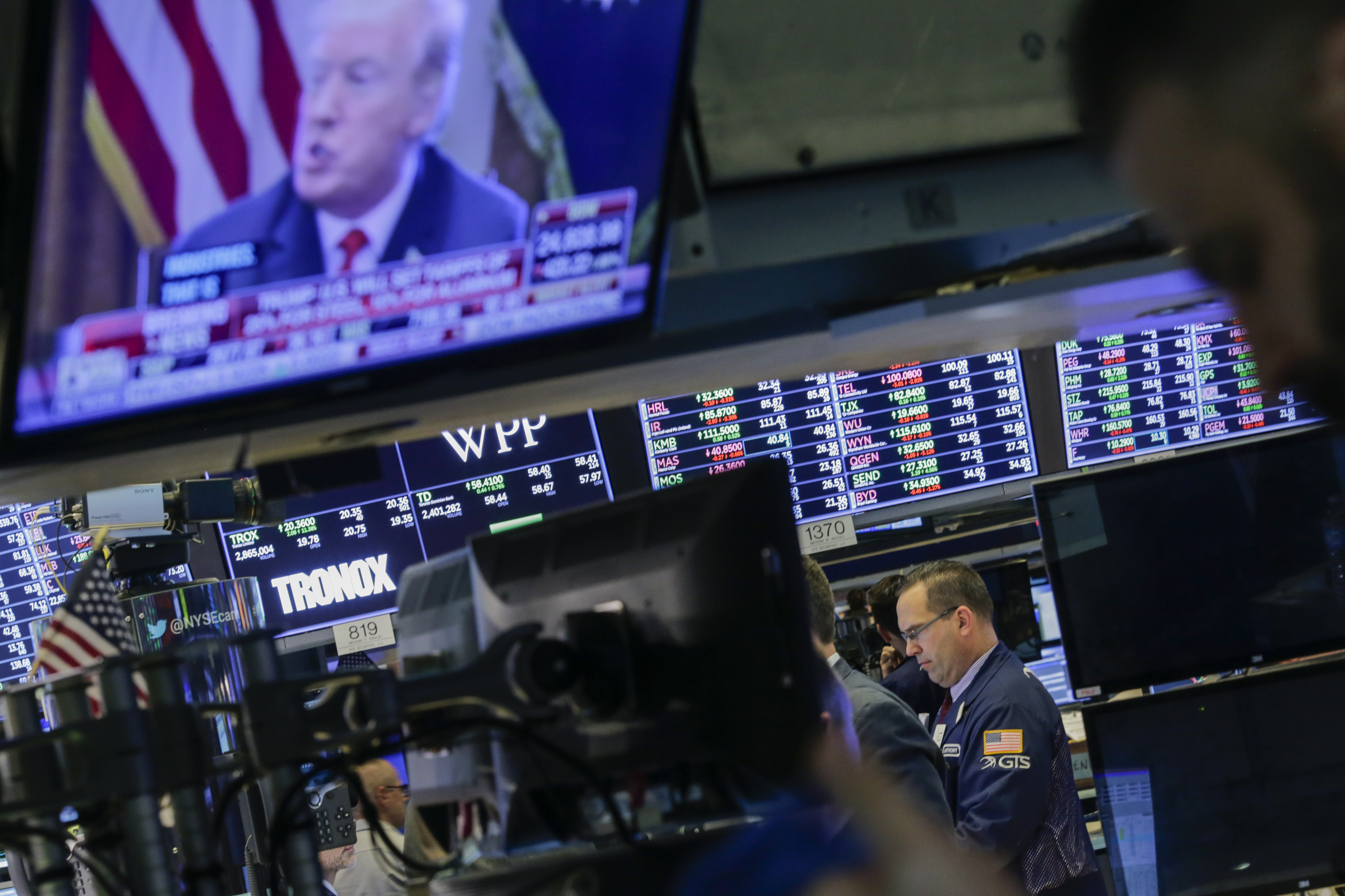 The Stock Market Is Plunging Again. This Time, It's About Trump