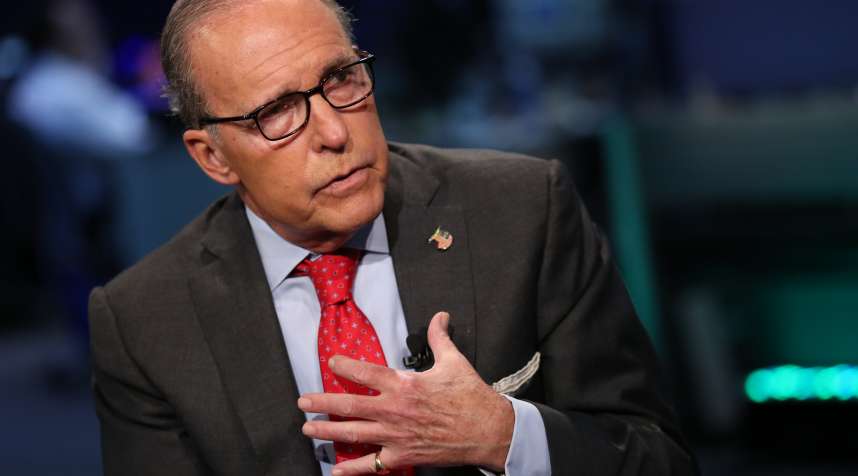 Larry Kudlow, conservative economist and former host of CNBC's  The Kudlow Report,  considering a Senate bid against Senator Blumenthal, shown here in an interview on September 15, 2015.
