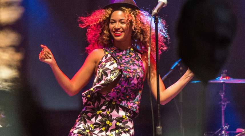 Singer Beyonce performs during day 2 of the 2014 Coachella Valley Music &amp; Arts Festival at the Empire Polo Club on April 12, 2014 in Indio, California.