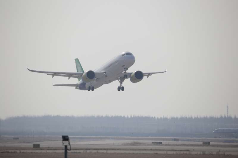 Second C919 Takes First Test Flight In Shanghai