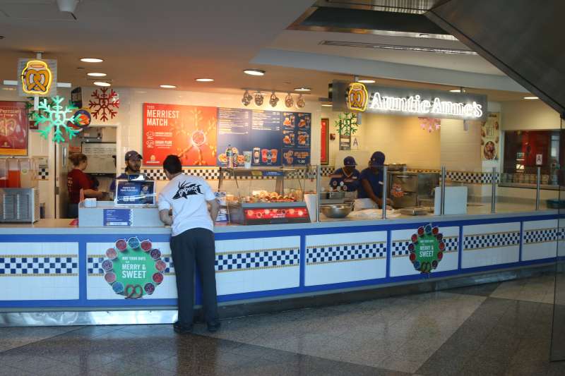 Food Court Inside Of LaGuardia Airport