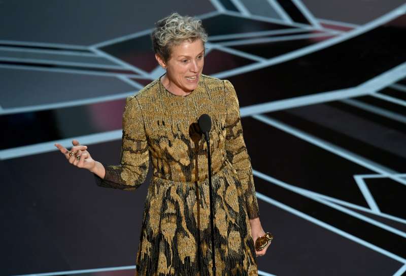 Frances McDormand 2018 Oscars acceptance speech