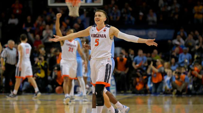 The University of Virginia, which recently beat North Carolina in the ACC men's basketball tournament finals, is the overall top seed in the 2018 NCAA March Madness tournament.