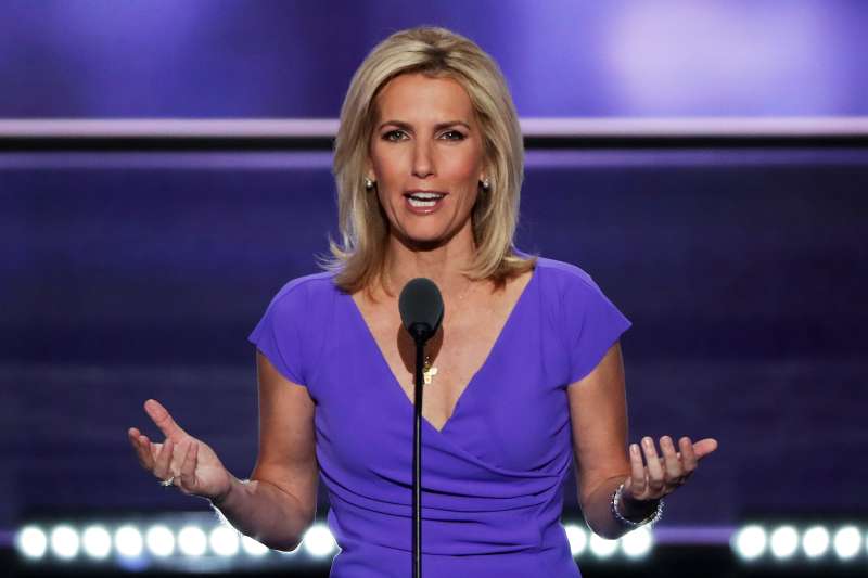 Political talk radio host Laura Ingraham delivers a speech at the Republican National Convention on July 20, 2016 in Cleveland, Ohio.