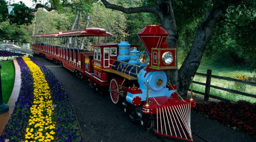 Train at Michael Jackson's Neverland Ranch