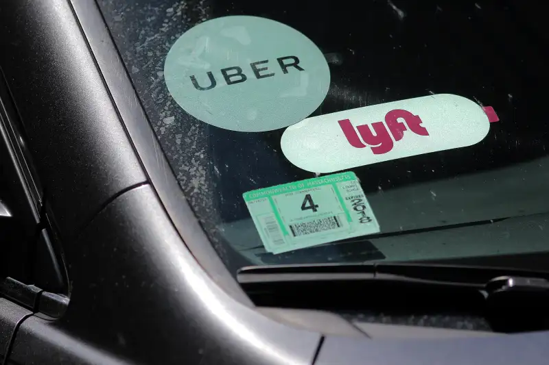 Uber And Lyft Drivers In Boston