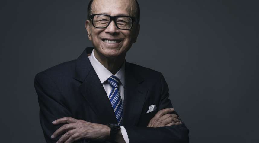 Billionaire Li Ka-shing, chairman of CK Hutchison Holdings Ltd. and Cheung Kong Property Holdings Ltd.