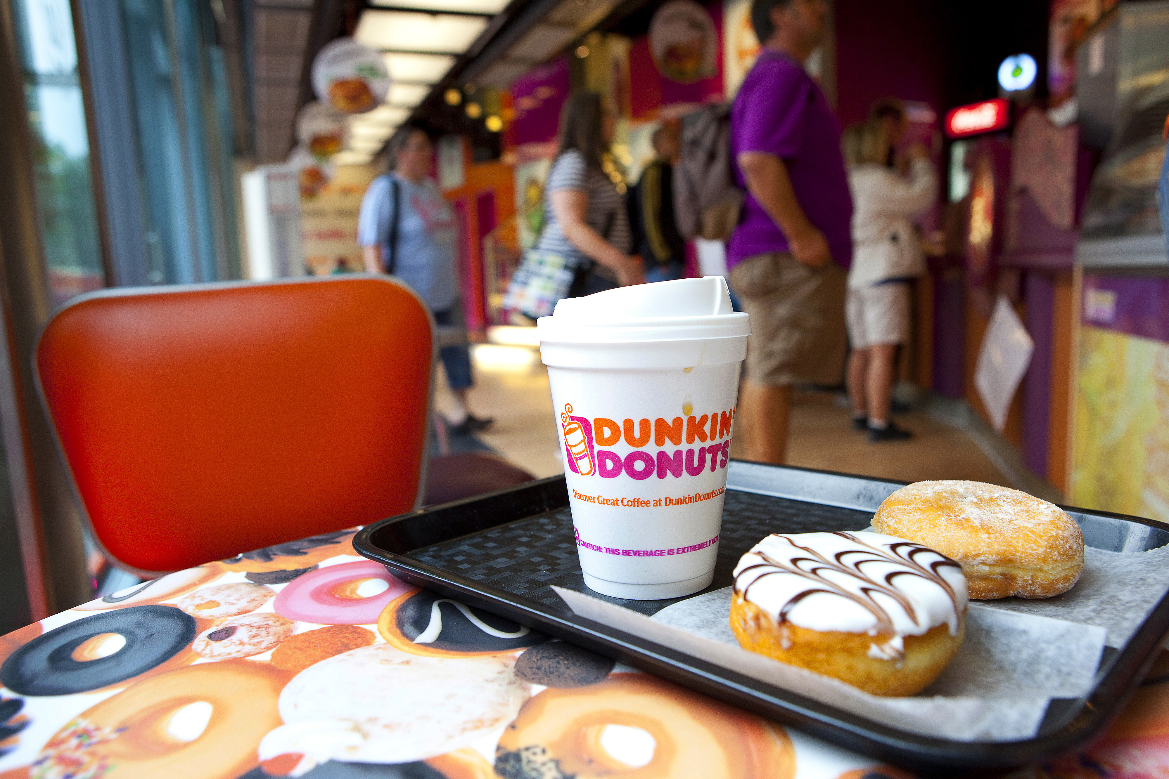 Inside A Dunkin' Donuts Store As Group Plans German Expansion