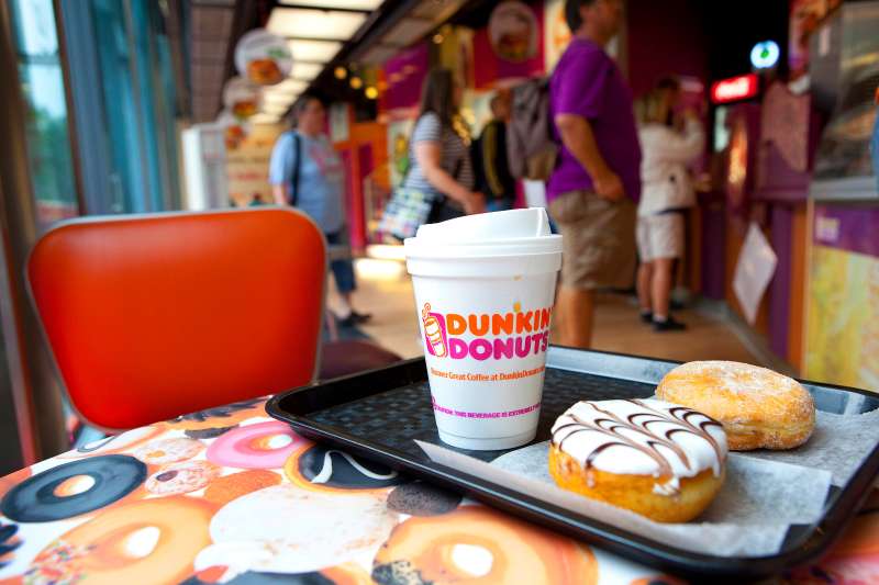 Inside A Dunkin' Donuts Store As Group Plans German Expansion