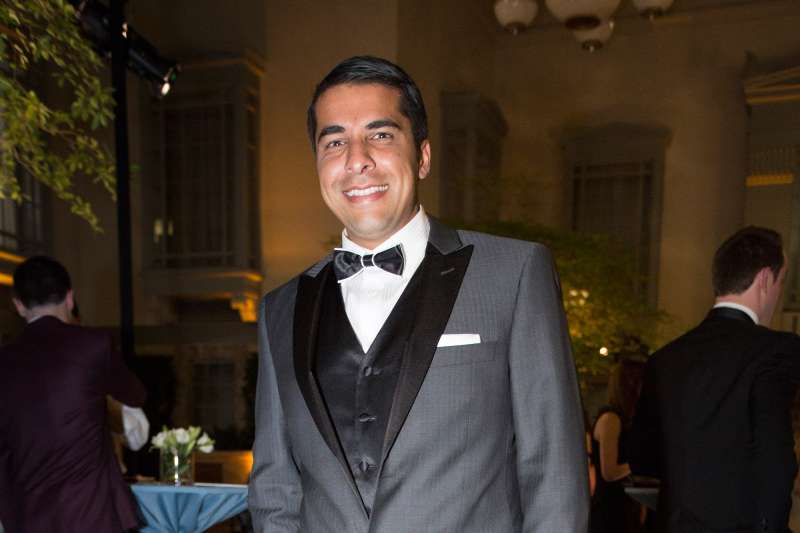 Neal Goyal at the UCCRF Gatsby gala, Harold Washington Library’s Winter Garden, Chicago, Illinois, March 22, 2014.