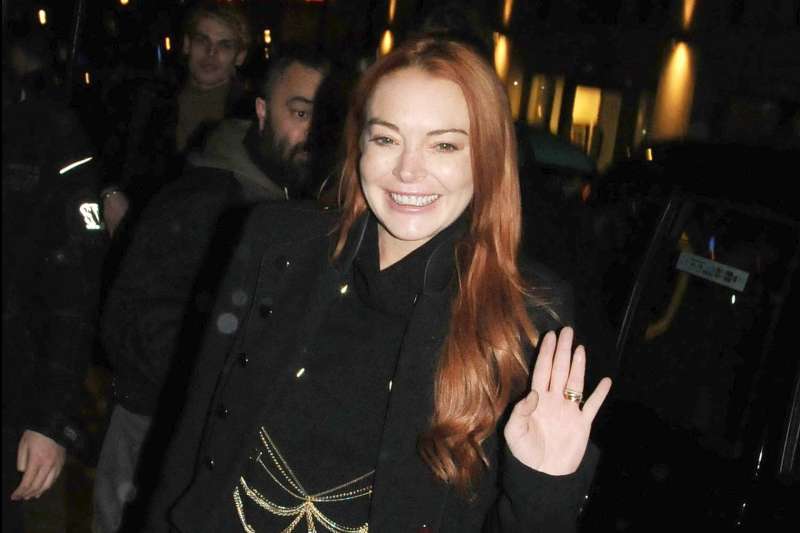 Lindsay Lohan at the Love Magazine party, London, February 19, 2018.