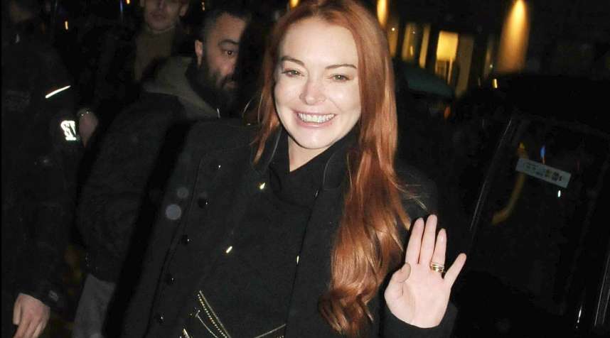 Lindsay Lohan at the Love Magazine party, London, February 19, 2018.