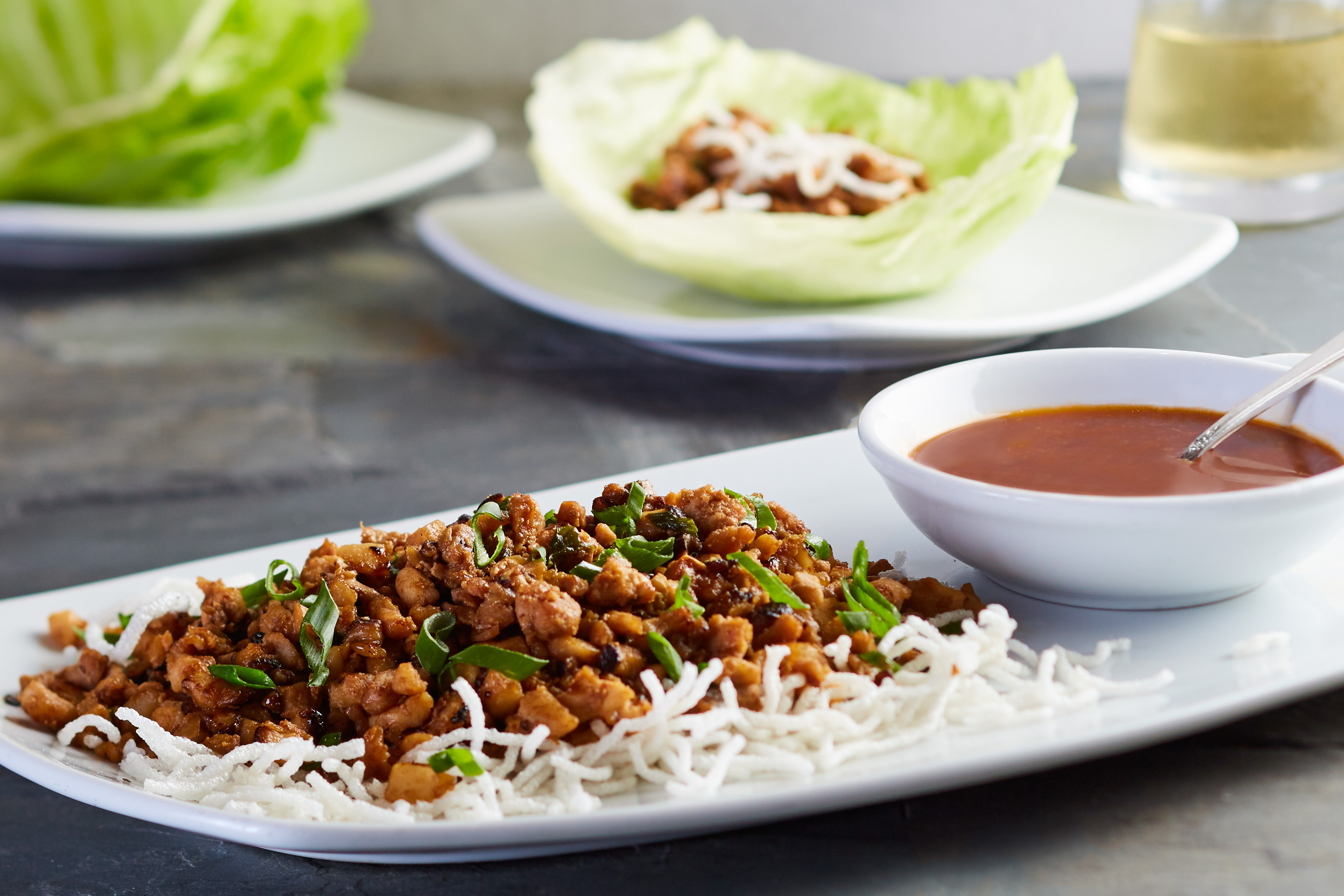 Lettuce Wraps with Chicken