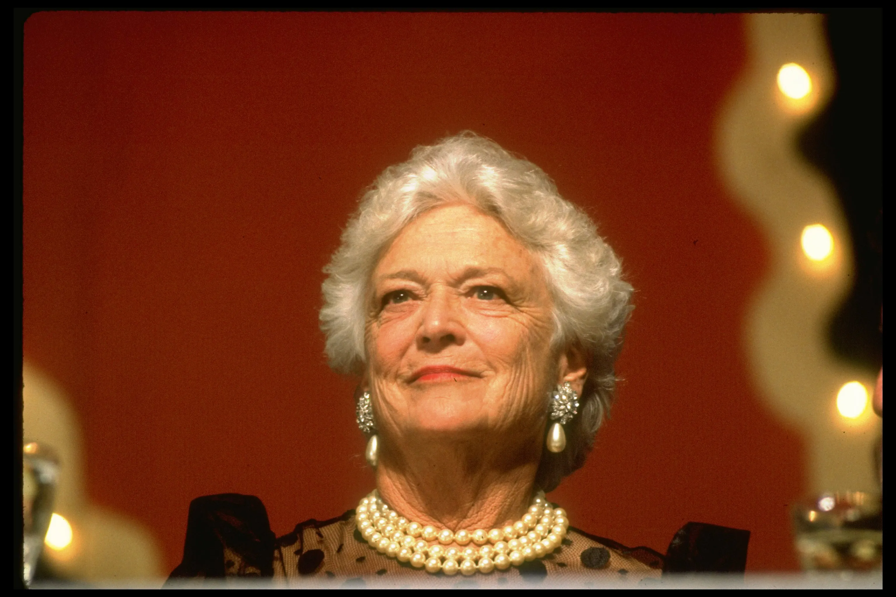 Barbara Bush Famously Wore Fake Pearls And a $29 Pair of Shoes to Her Husband's Presidential Inauguration