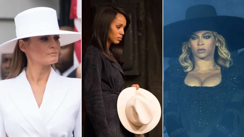 Melania Trump, Olivia Pope from the show 'Scandal' and Beyonce