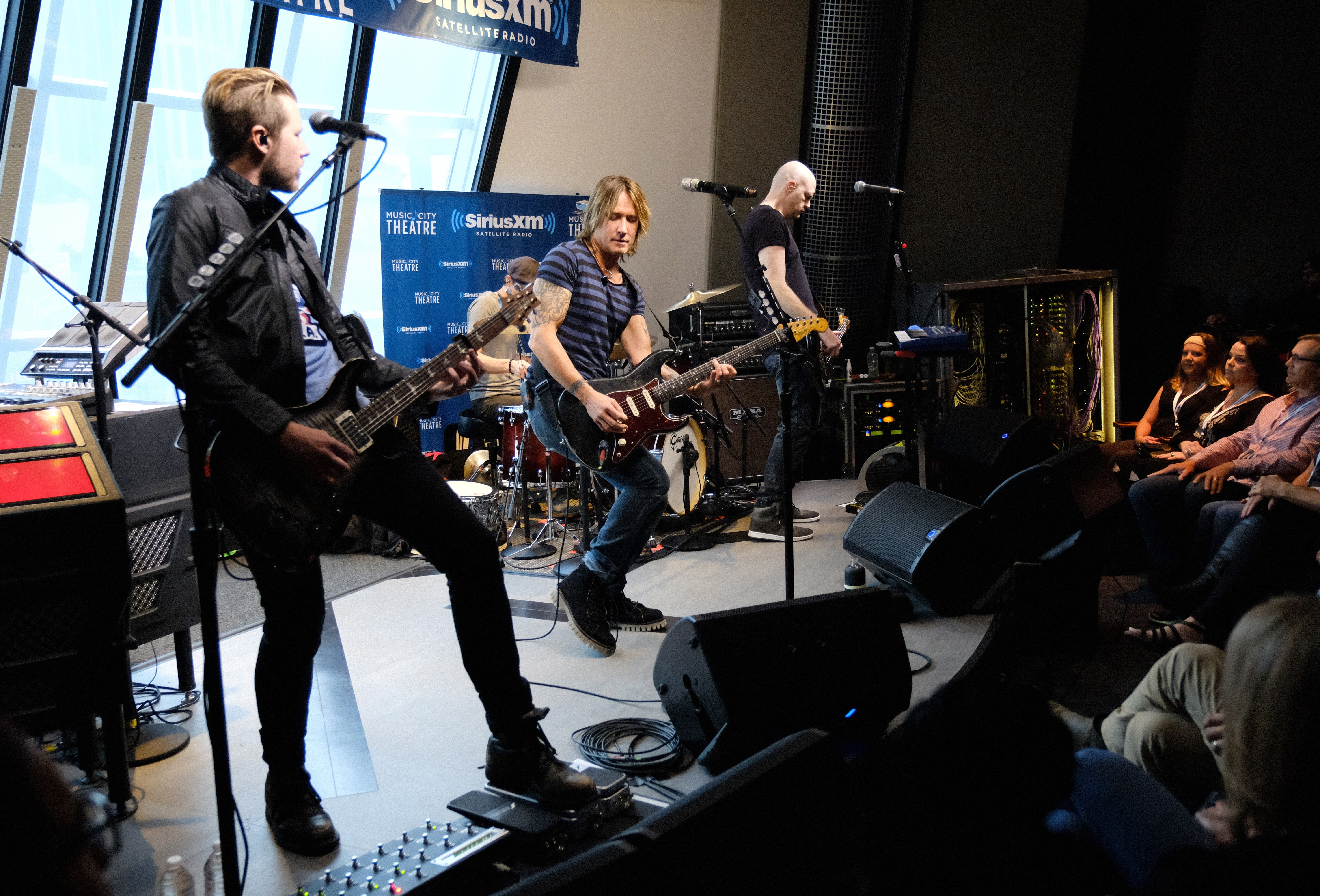 Keith Urban Performs Live On SiriusXM's The Highway Channel At SiriusXM's Music City Theatre In Nashville