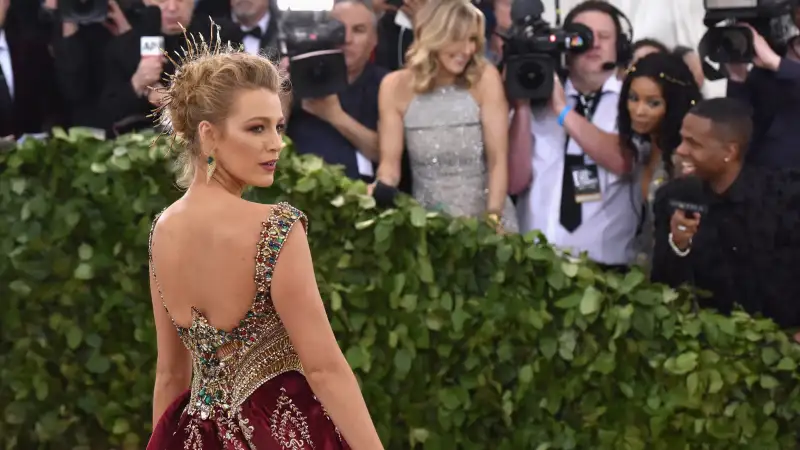 Blake Lively stuns in 2018 Met Gala dress