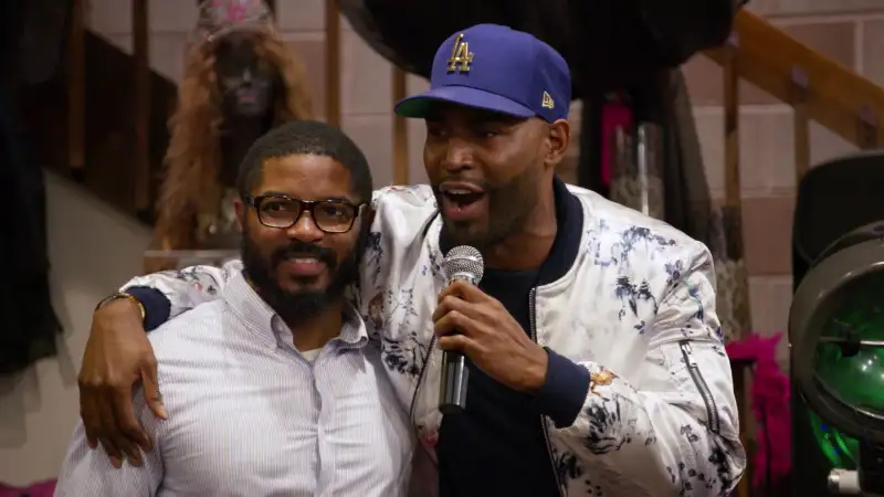 AJ Brown and Karamo Brown on “Queer Eye,” Season 1 Episode 4