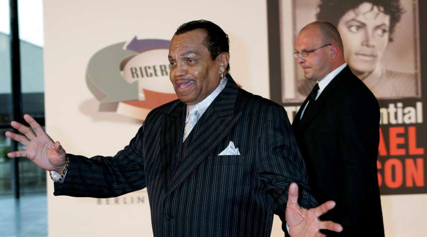 Joe Jackson, father of Michael Jackson, arrives on the red carpet for his birthday party in 2005 in Berlin, Germany.