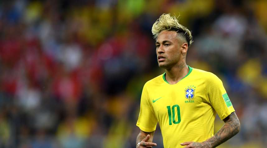 Neymar Jr of Brazil in action during the 2018 FIFA World Cup Russia group E match between Brazil and Switzerland at Rostov Arena on June 17, 2018 in Rostov-on-Don, Russia.