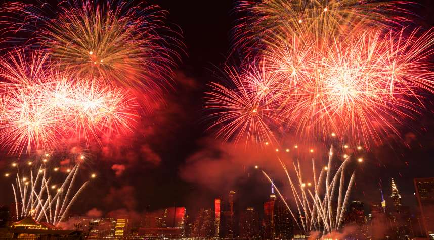 Macy's 4th of July Fireworks on July 4, 2017 in New York City.