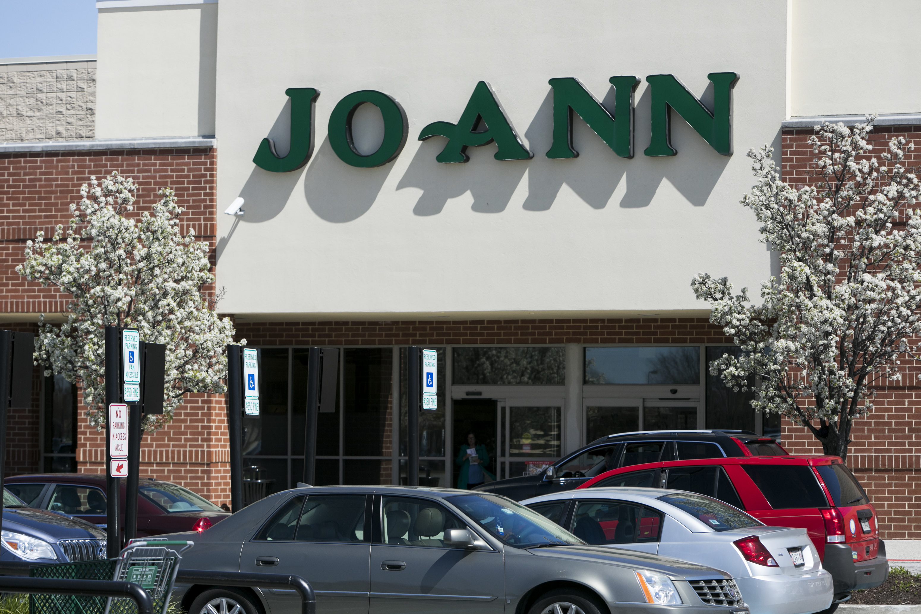 A logo sign outside of a Jo-Ann Fabrics retail store location in Columbia, Maryland on April 20, 2018.