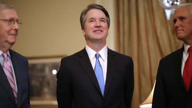 Supreme Court Nominee Brett Kavanaugh Meets With VP Pence And Sen. McConnell