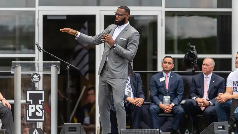 I Promise School Grand Opening Celebration With LeBron James