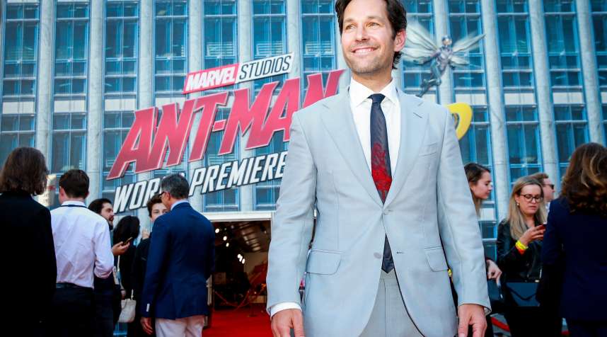 Paul Rudd attends the premiere of Disney And Marvel's 'Ant-Man And The Wasp' on June 25, 2018 in Hollywood, California.
