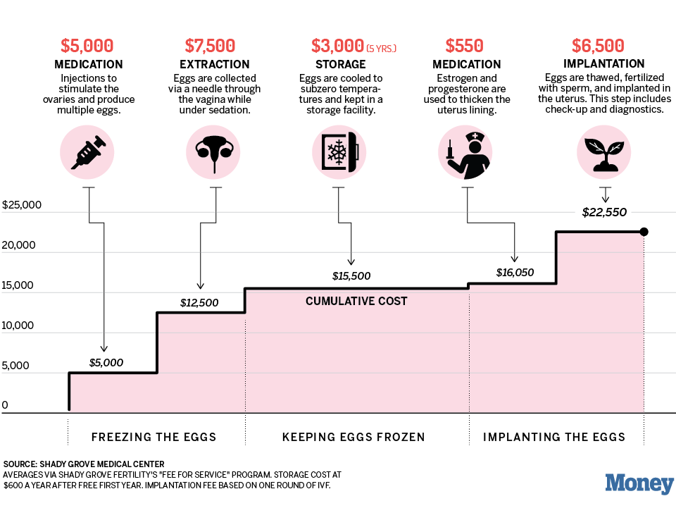 How much to get your eggs frozen