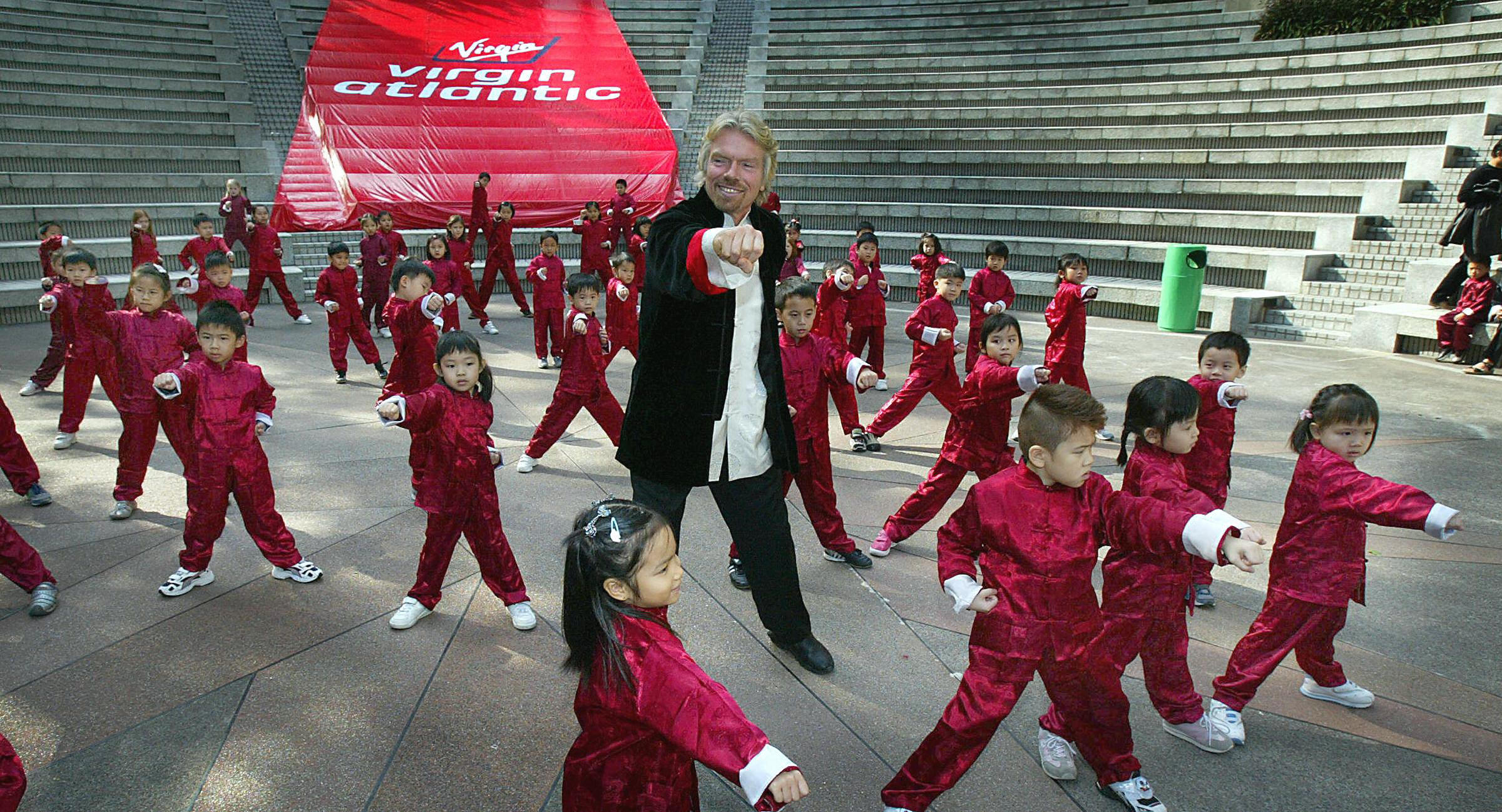 Richard Branson, chairman of Virgin Atla