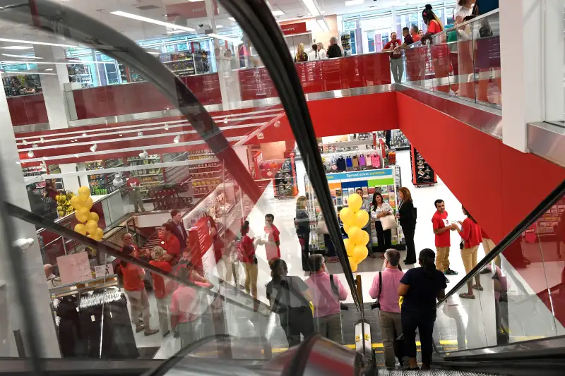 Target opens new store on 16th street Mall in Denver.