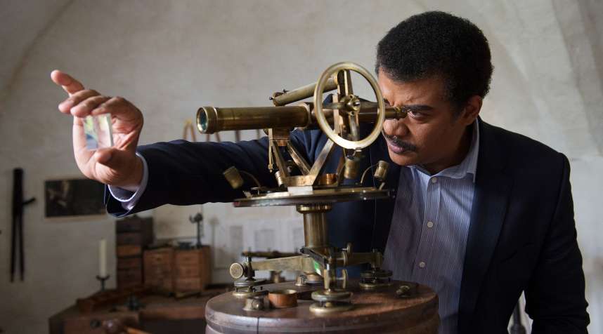 Host Neil deGrasse Tyson travels to Benediktbeum Abbey in Bavaria to visit Joseph Fraunhofer's top secret laboratory  in the all-new   Hiding In The Light  episode of COSMOS: A SPACETIME ODYSSEY airing Sunday, April 6 (9:00-10:00 PM ET/PT) on FOX and Monday, April 7 (10:00-11:00 PM ET/PT) on Nat Geo.