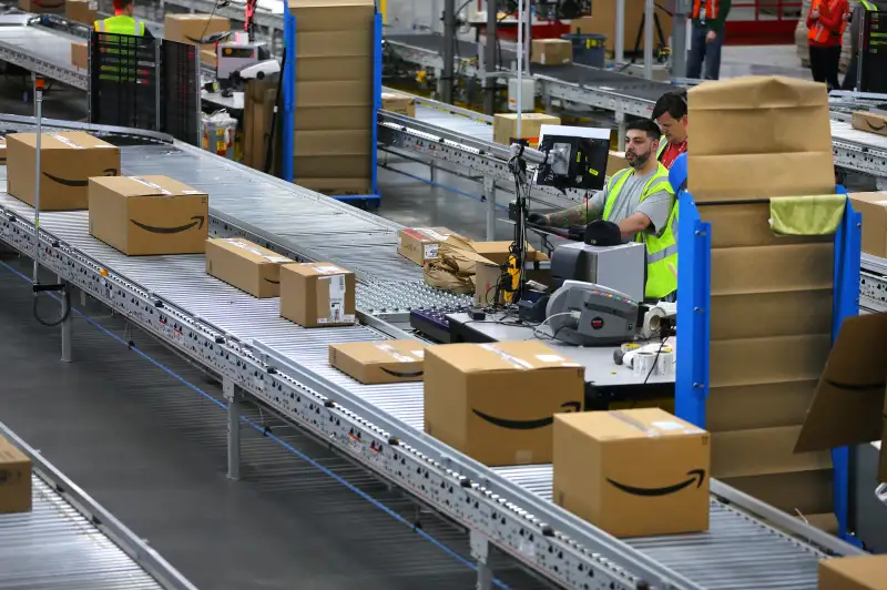 A Look Inside Amazon's Fall River Warehouse