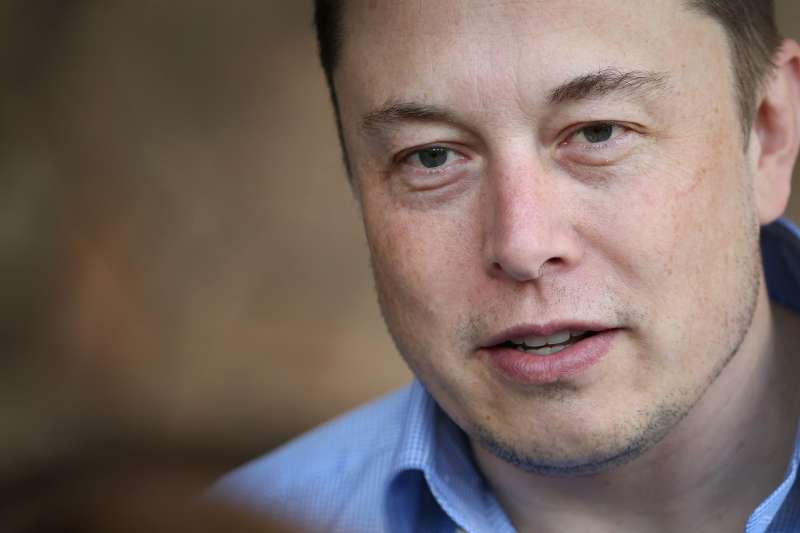 Elon Musk at a business meeting