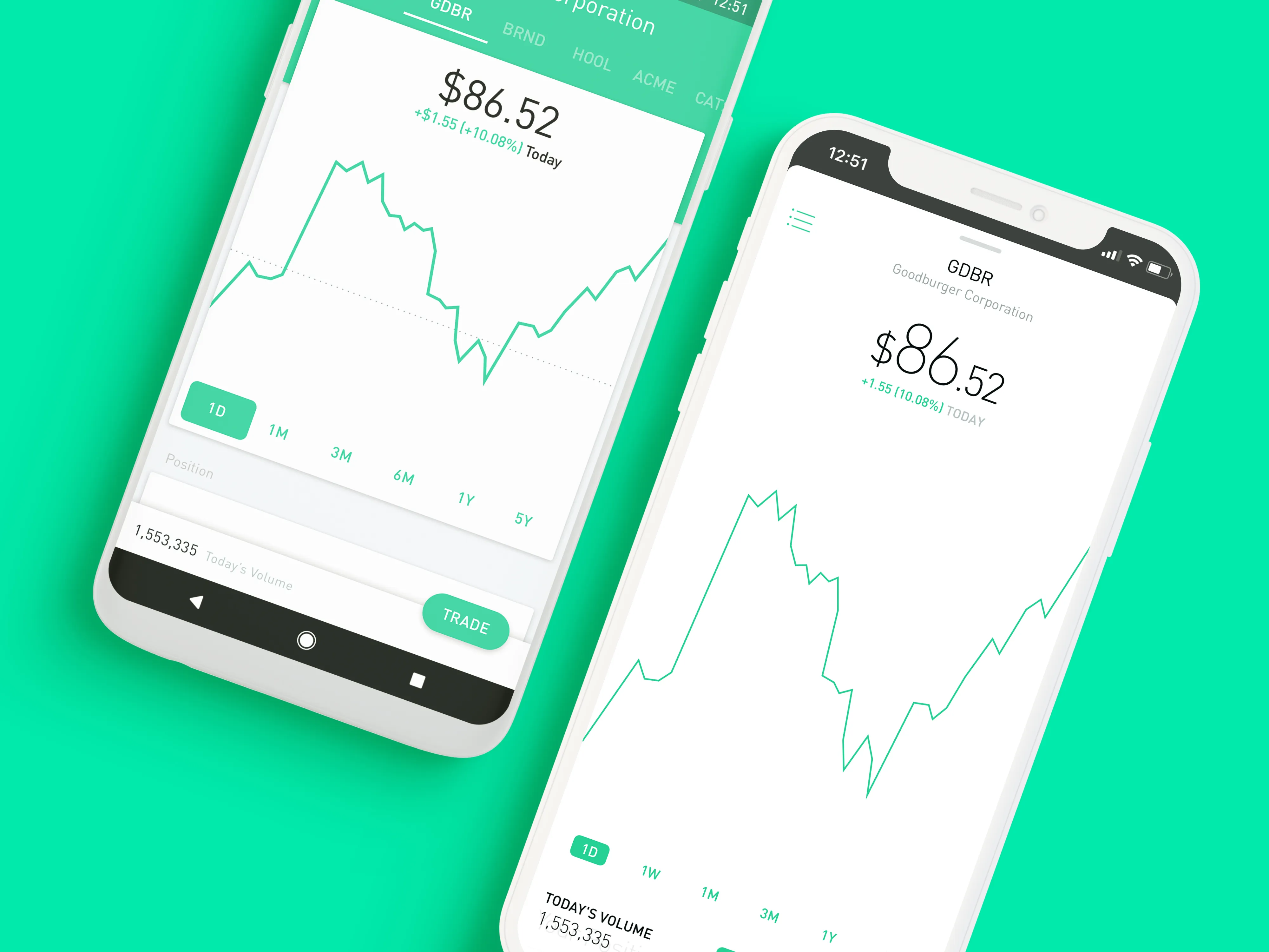 robinhood app design